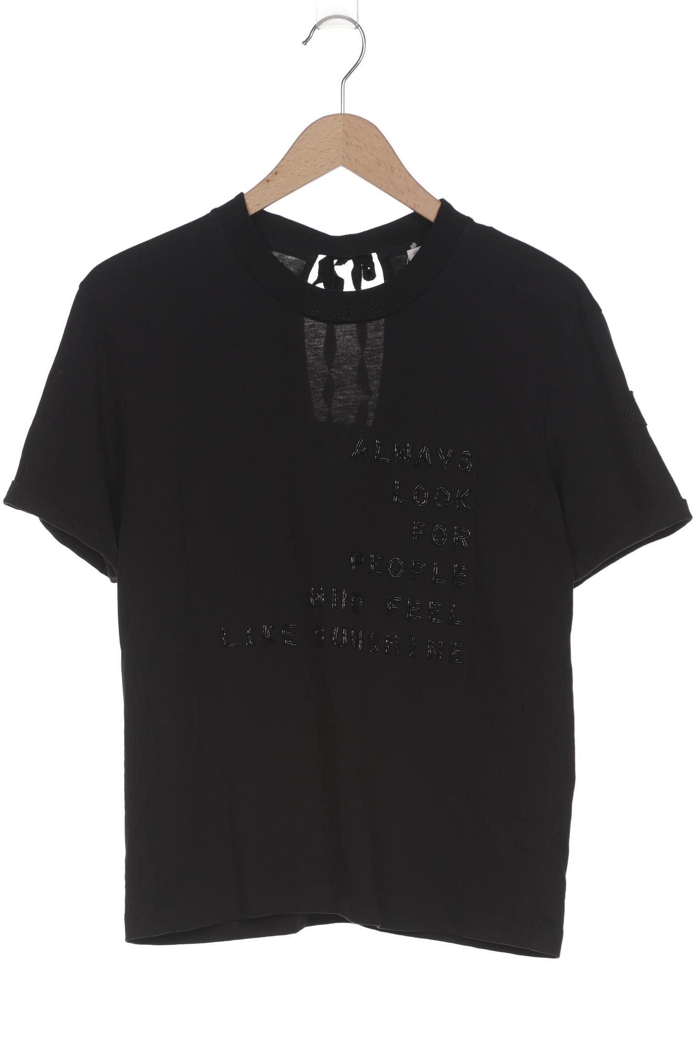 Moncler Damen T-Shirt, schwarz, Gr. 38