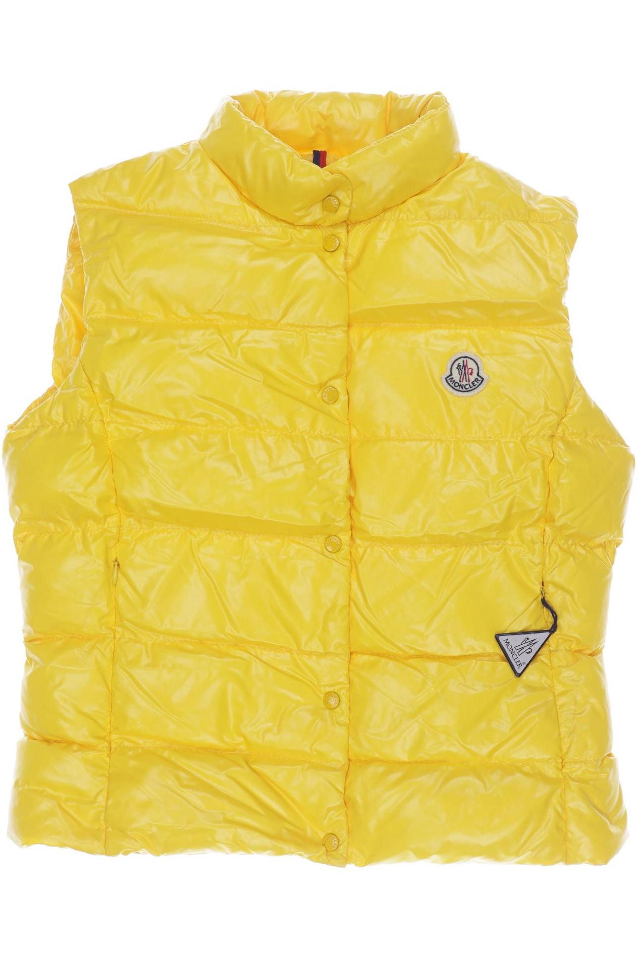 Moncler Damen Weste, gelb, Gr. 42