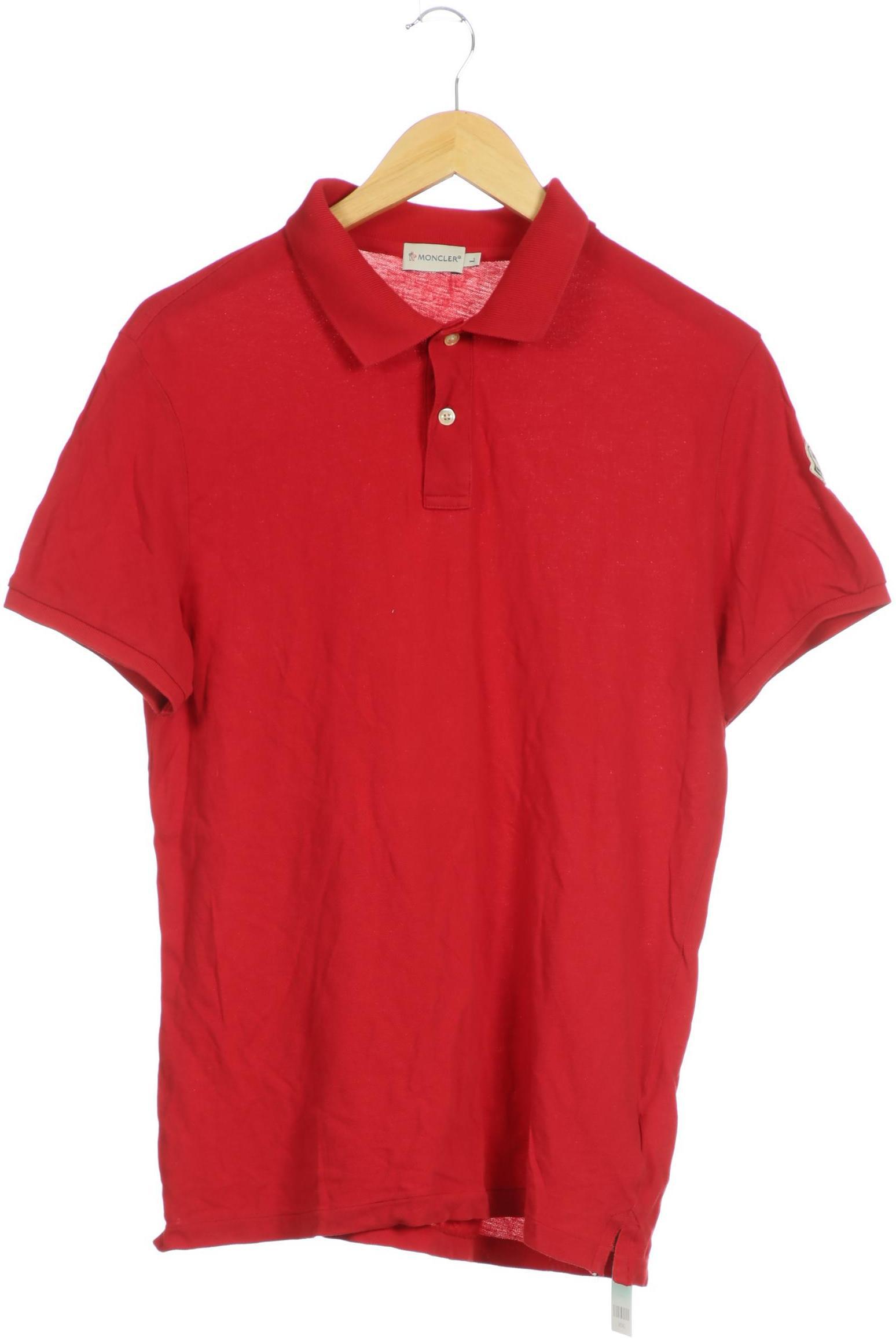 Moncler Herren Poloshirt, rot, Gr.