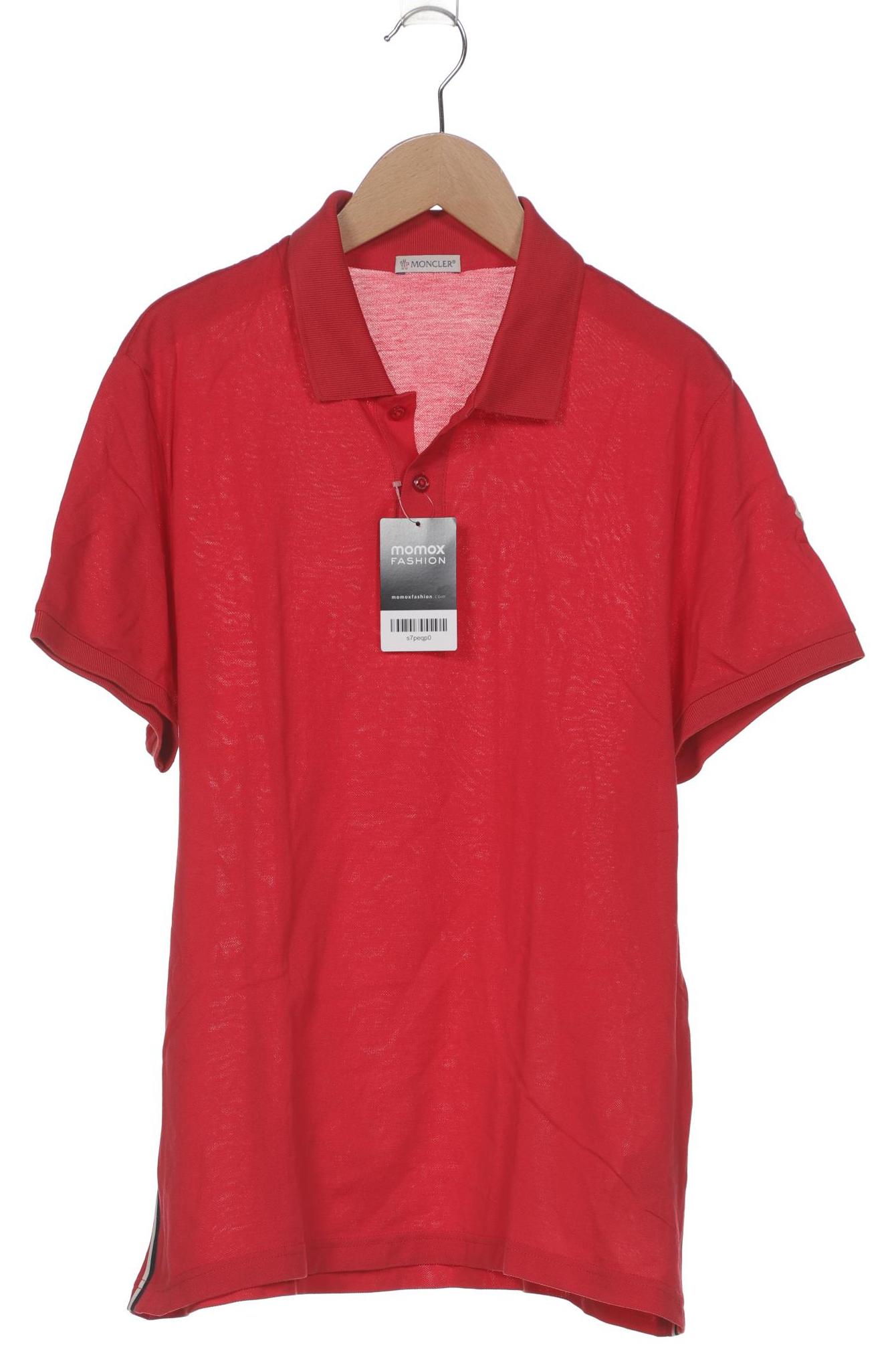 Moncler Herren Poloshirt, rot, Gr. 52