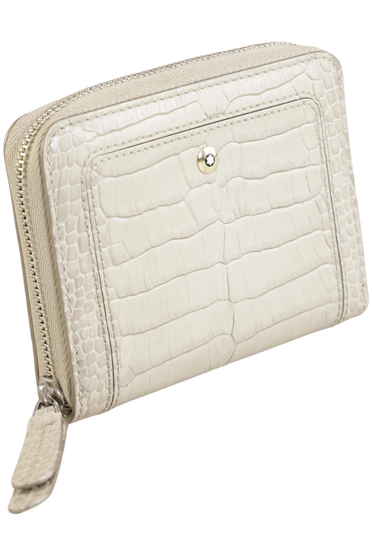 Montblanc Damen Portemonnaie, beige, Gr.