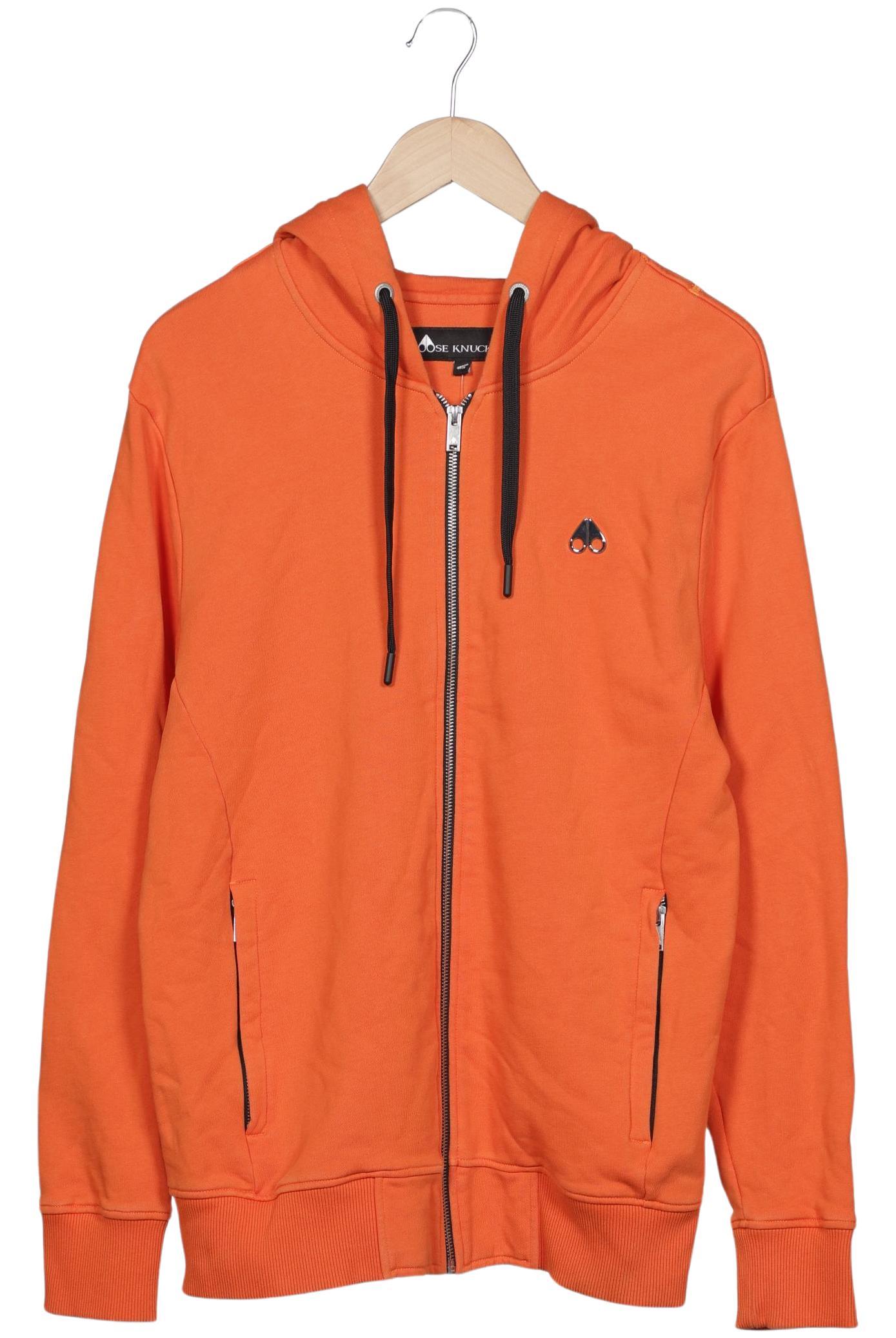 Moose Knuckles Herren Kapuzenpullover, orange, Gr. 48