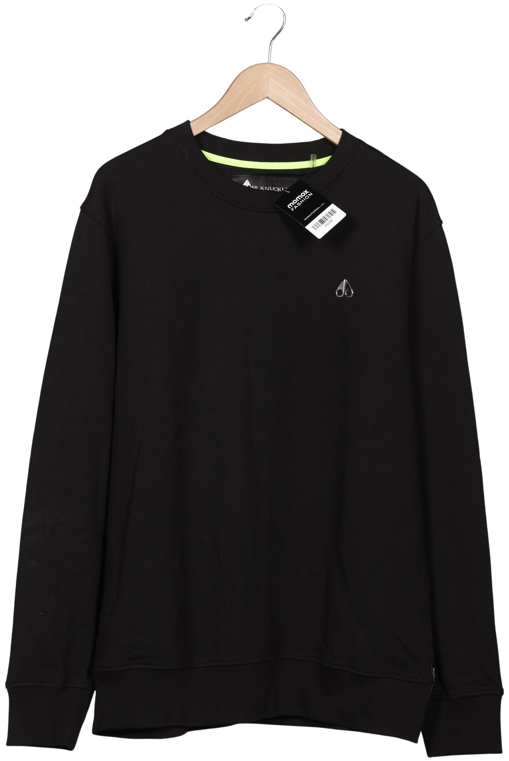 Moose Knuckles Herren Sweatshirt, schwarz, Gr. 54