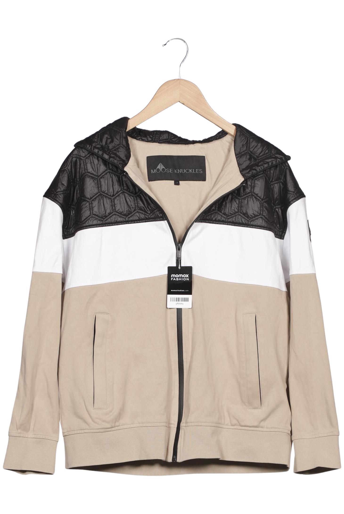 Moose Knuckles Herren Kapuzenpullover, beige, Gr. 52