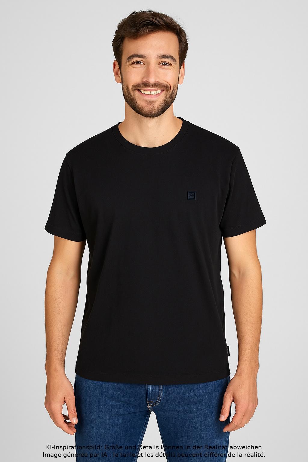 Moose Knuckles Herren T-Shirt, marineblau, Gr. 48