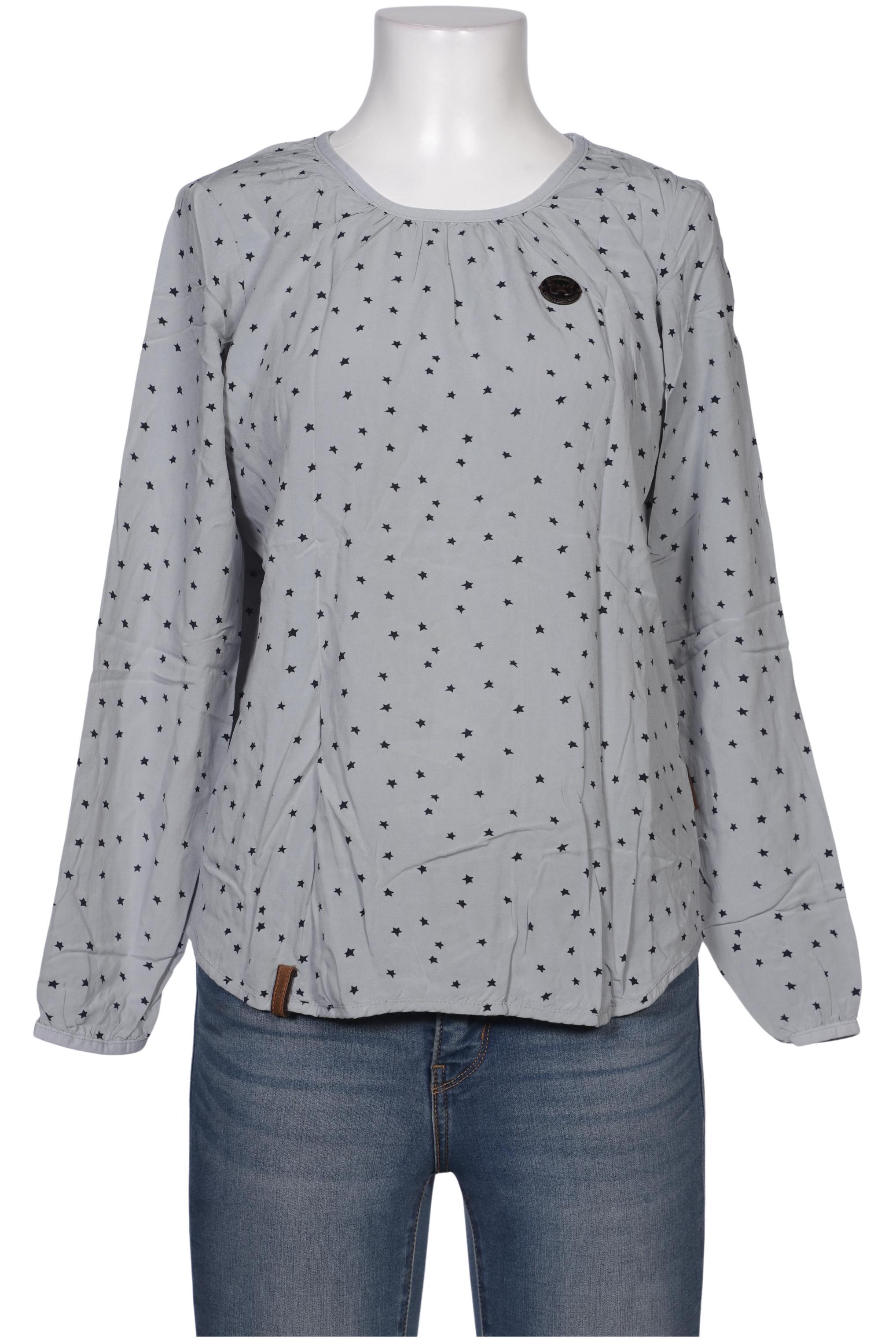 Naketano Damen Bluse, hellblau, Gr. 36