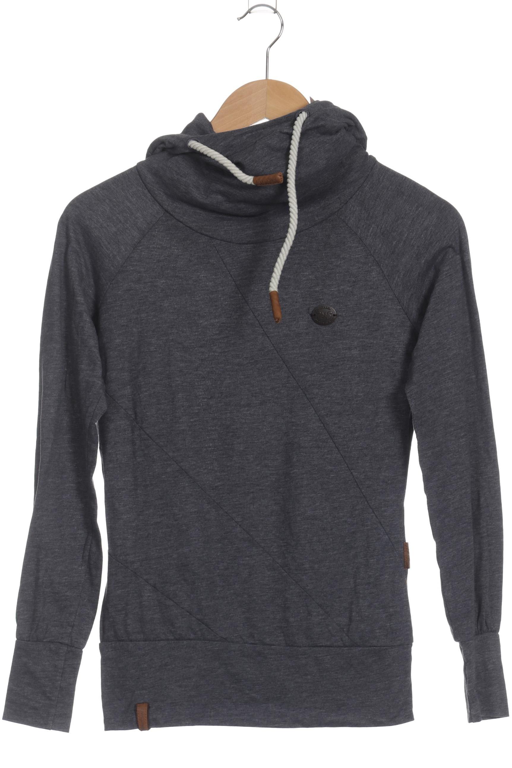 Naketano Damen Kapuzenpullover, grau, Gr. 34
