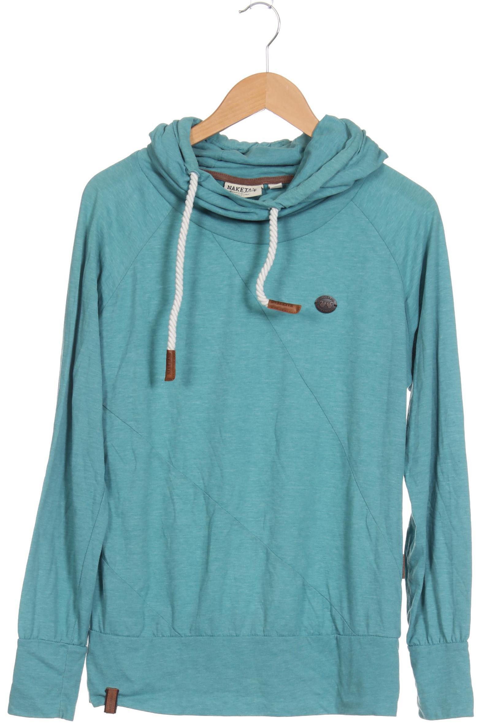 Naketano Damen Kapuzenpullover, türkis, Gr.