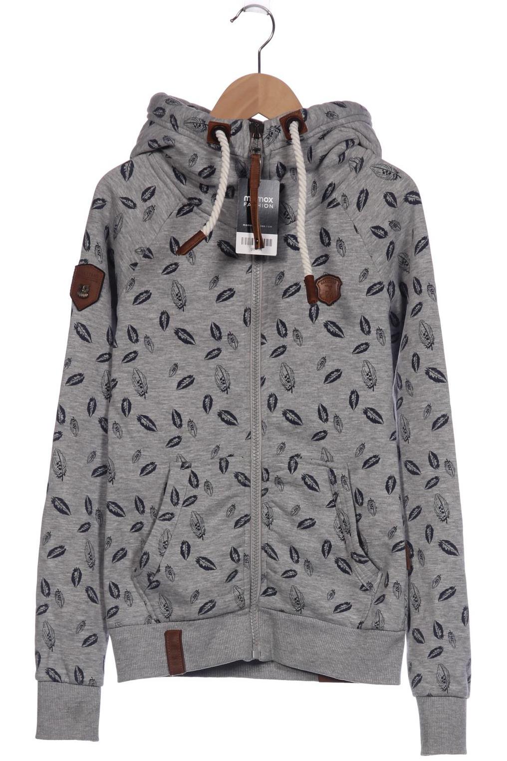 Naketano Damen Kapuzenpullover, grau, Gr. 34