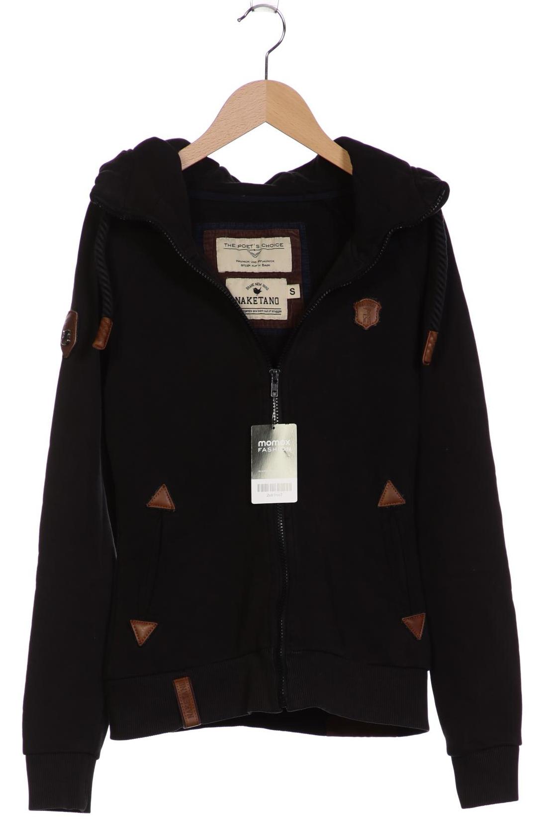 Naketano Damen Kapuzenpullover, schwarz, Gr. 36