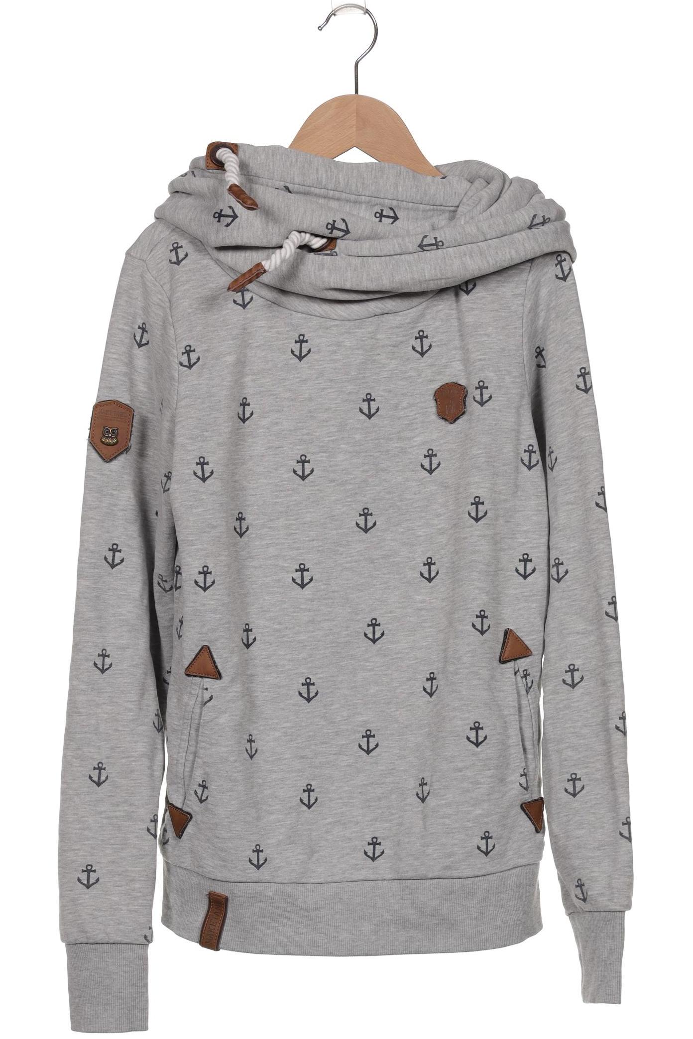 Naketano Damen Kapuzenpullover, grau, Gr. 38