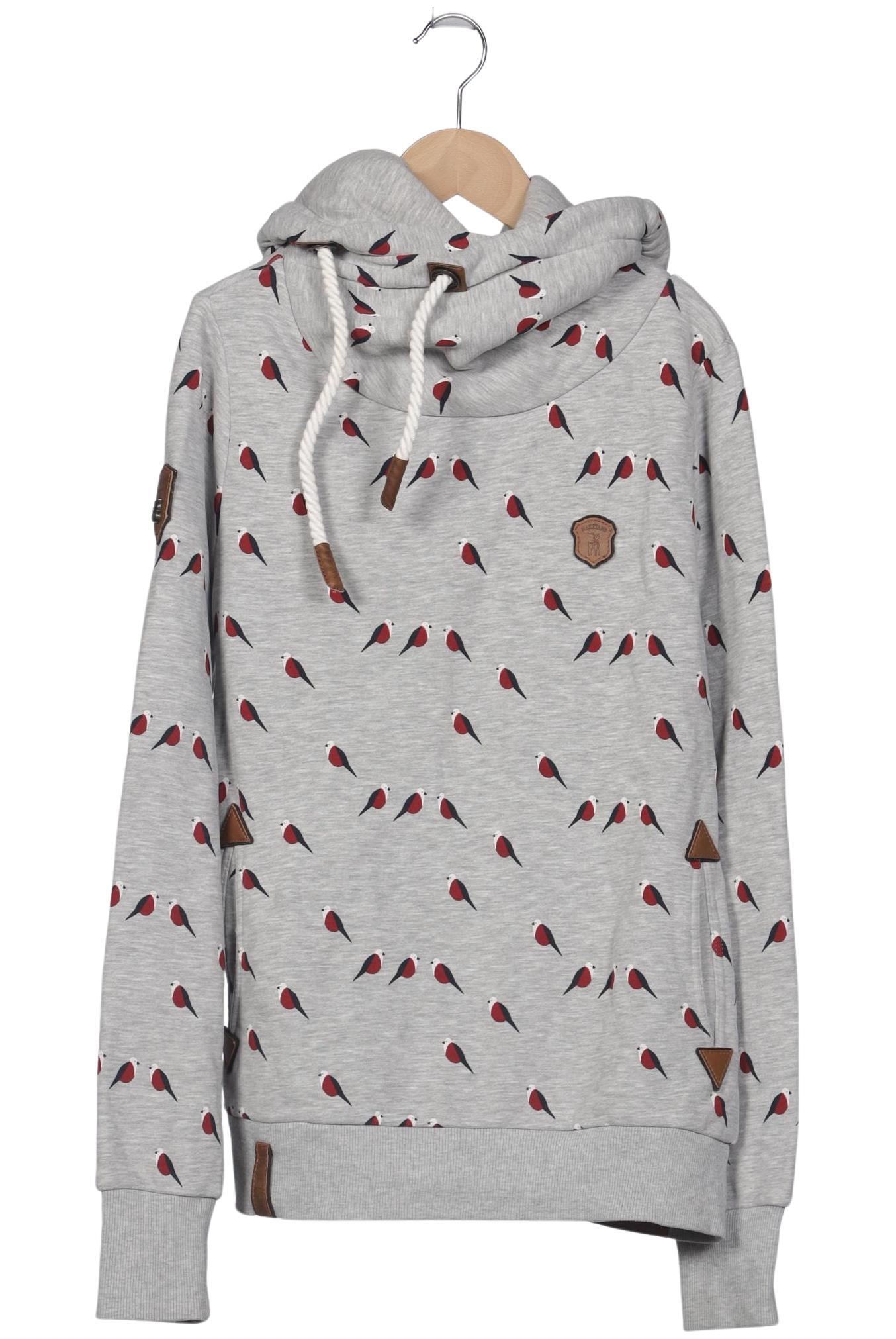 Naketano Damen Kapuzenpullover, grau, Gr. 42