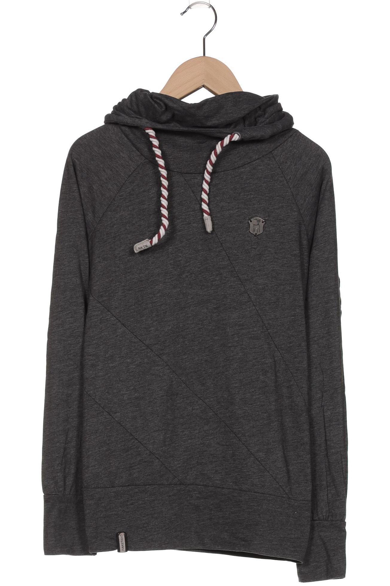 Naketano Damen Kapuzenpullover, grau, Gr. 36