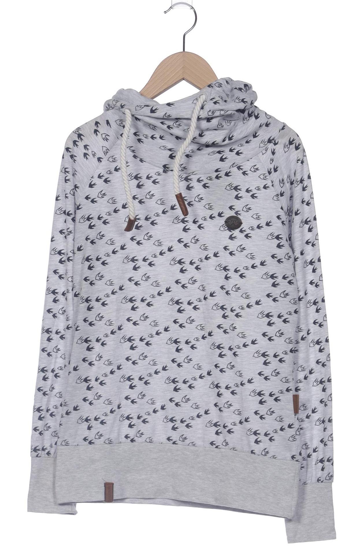 Naketano Damen Kapuzenpullover, grau, Gr. 36