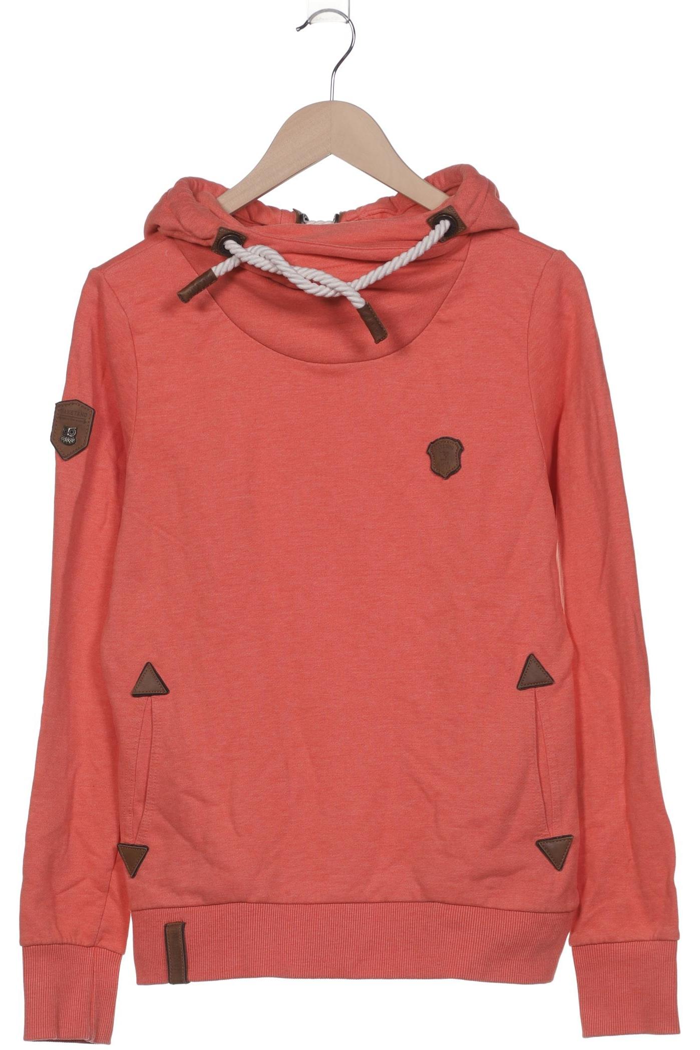 Naketano Damen Kapuzenpullover, orange, Gr. 42