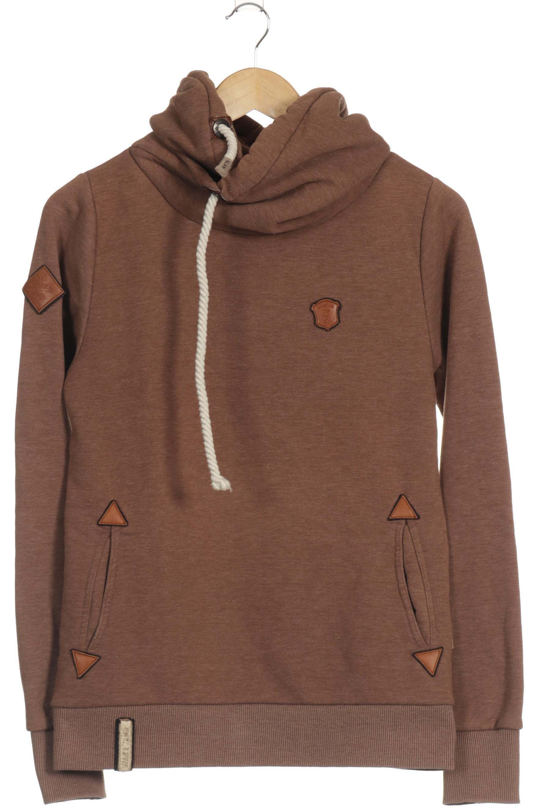 Naketano Damen Kapuzenpullover, braun, Gr.