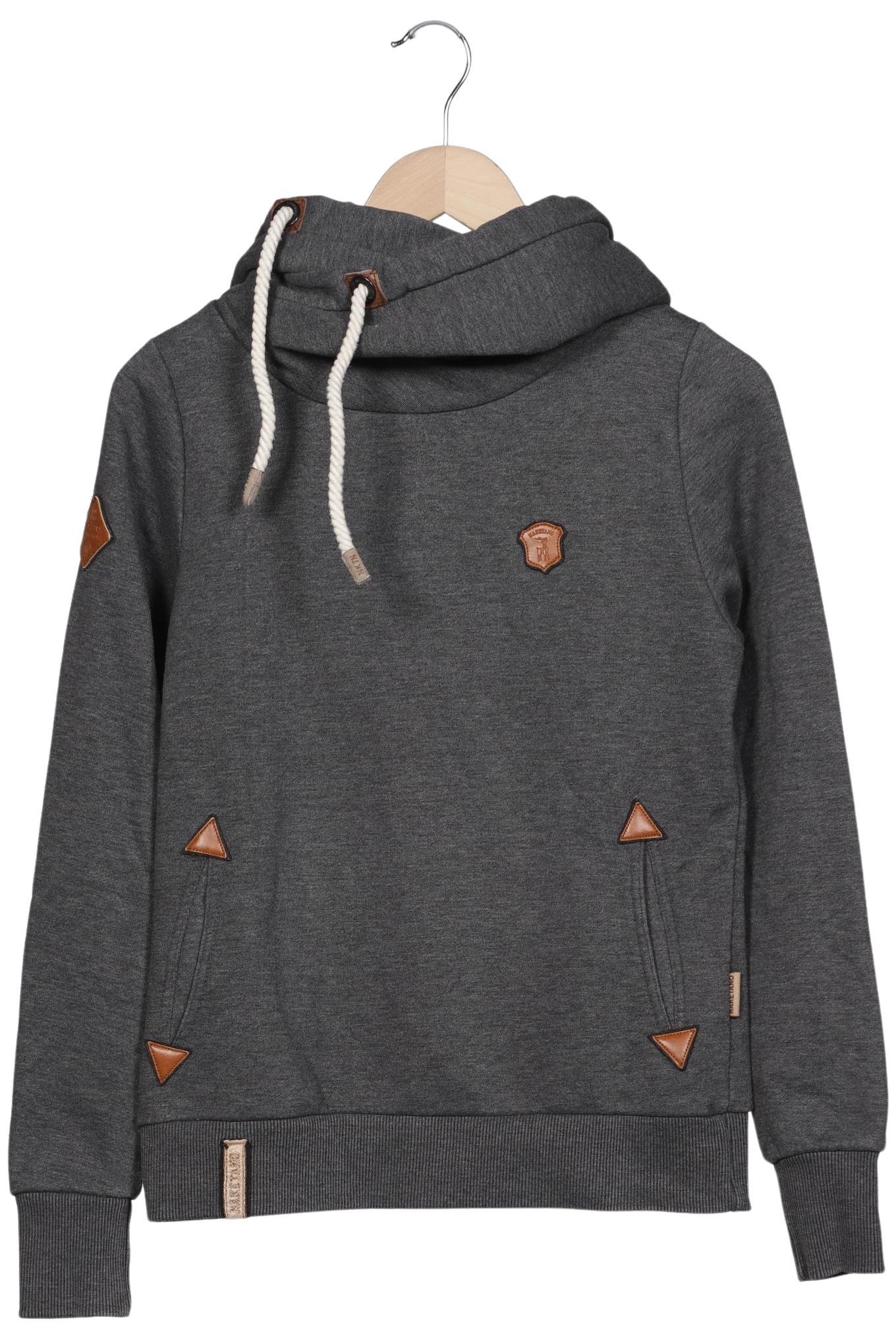 Naketano Damen Kapuzenpullover, grau, Gr. 36