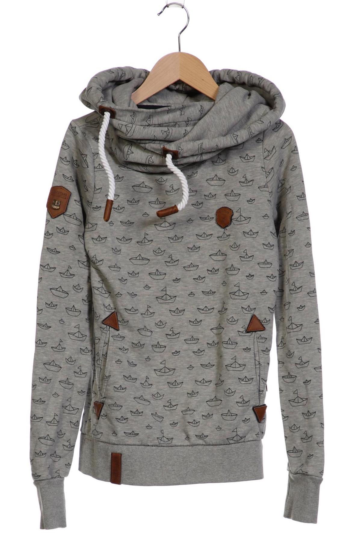 Naketano Damen Kapuzenpullover, grün, Gr. 34