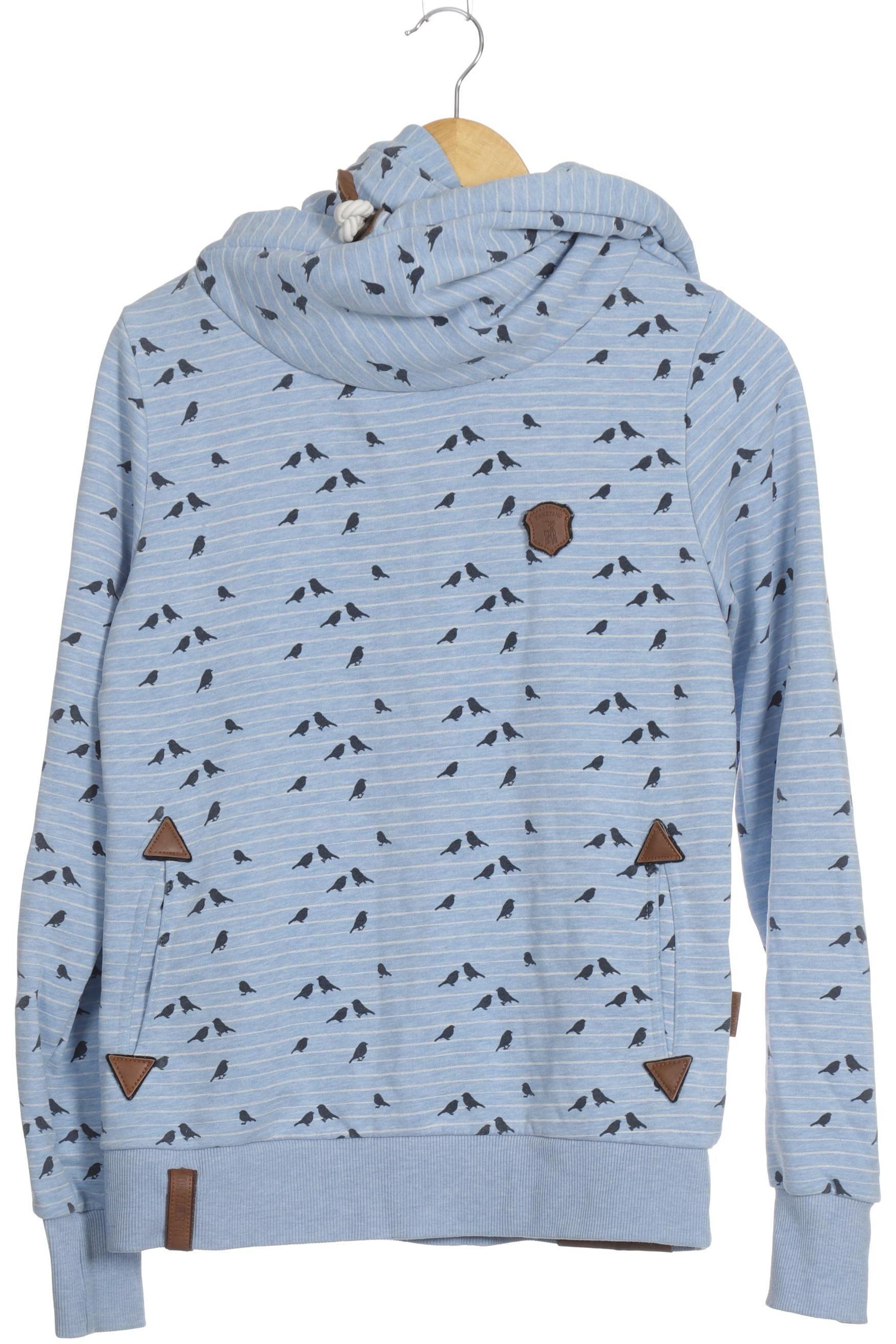 Naketano Damen Kapuzenpullover, blau, Gr.