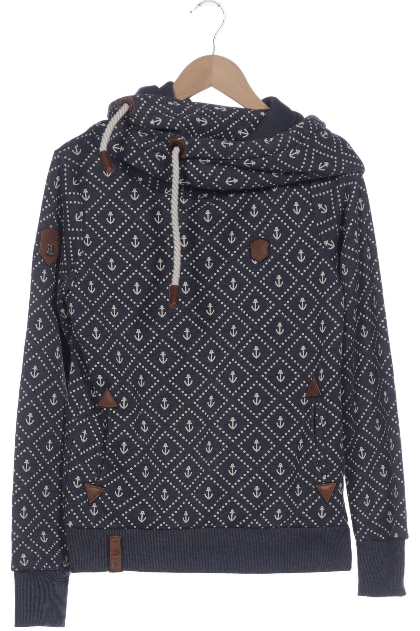 Naketano Damen Kapuzenpullover, grau, Gr. 38