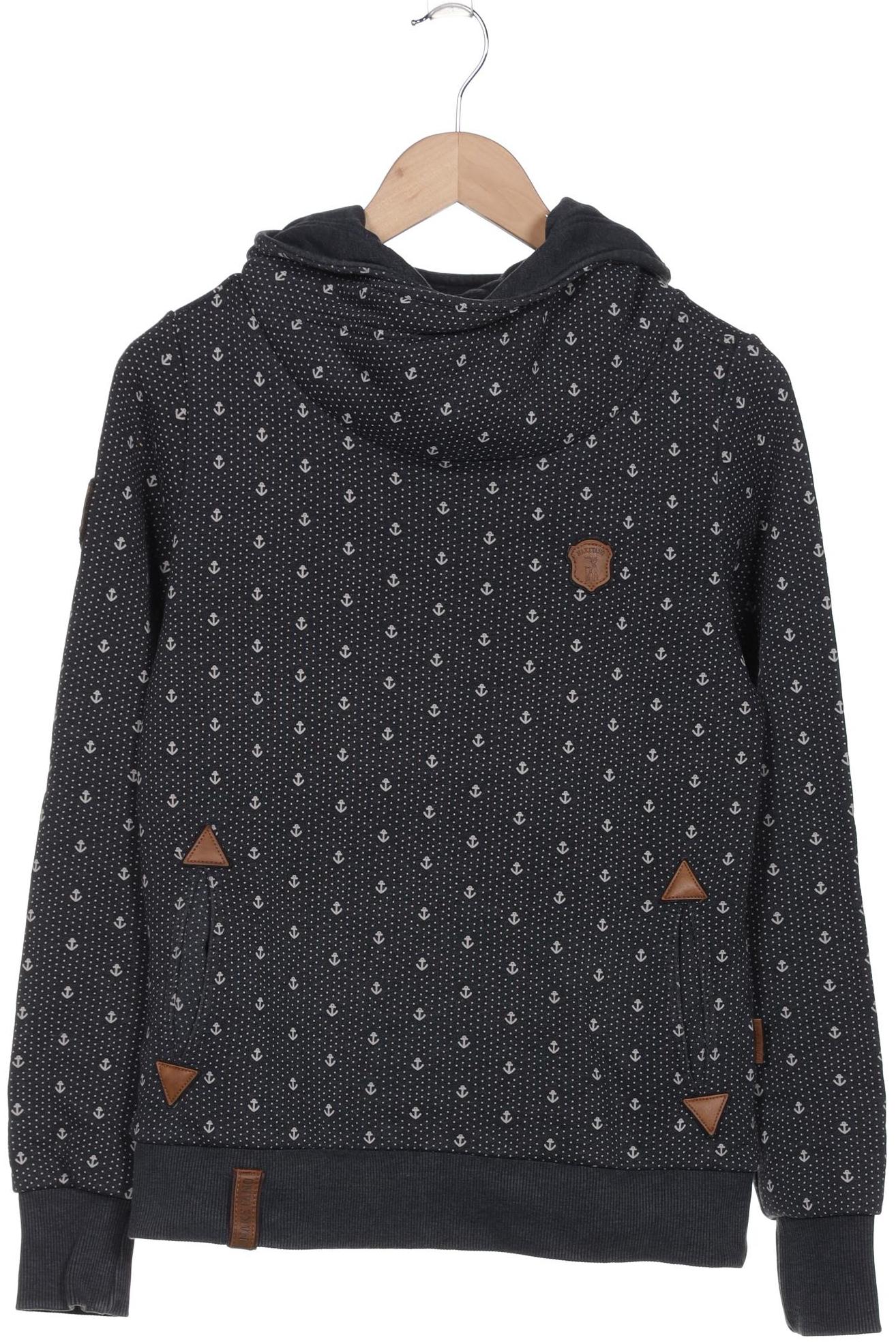 Naketano Damen Kapuzenpullover, blau, Gr. 38