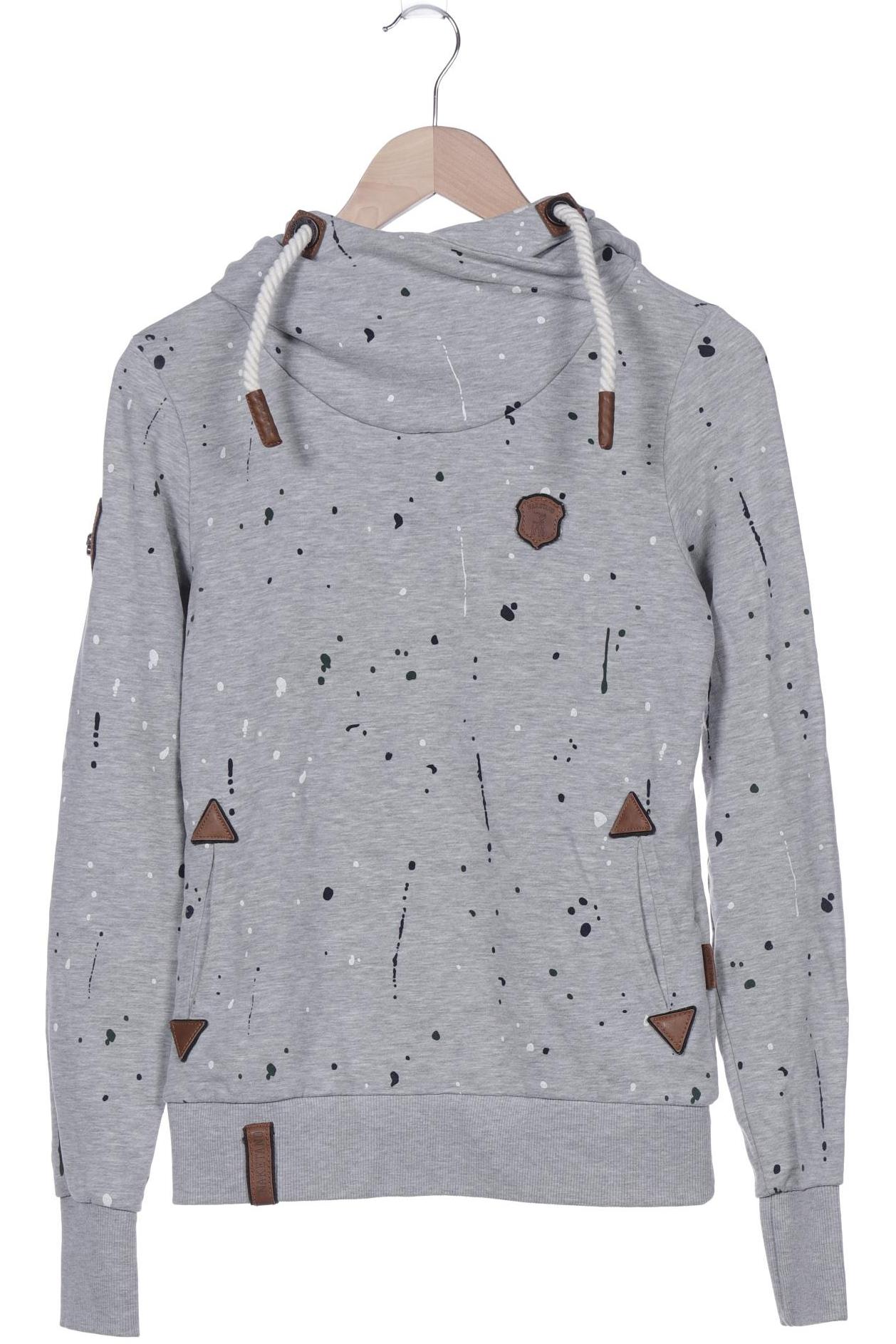 Naketano Damen Kapuzenpullover, grau, Gr. 36