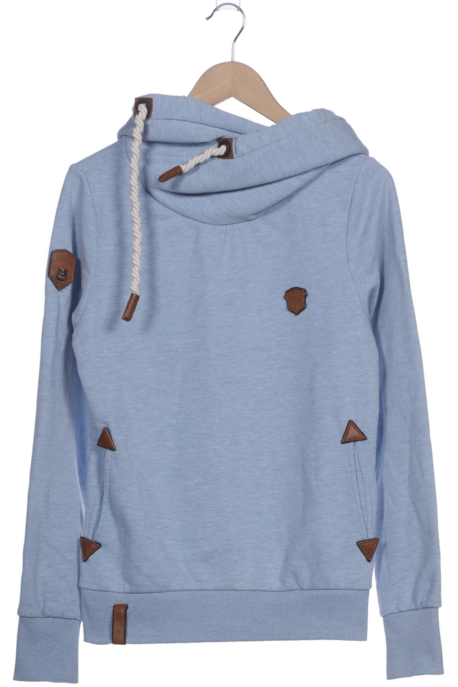 Naketano Damen Kapuzenpullover, hellblau, Gr. 42