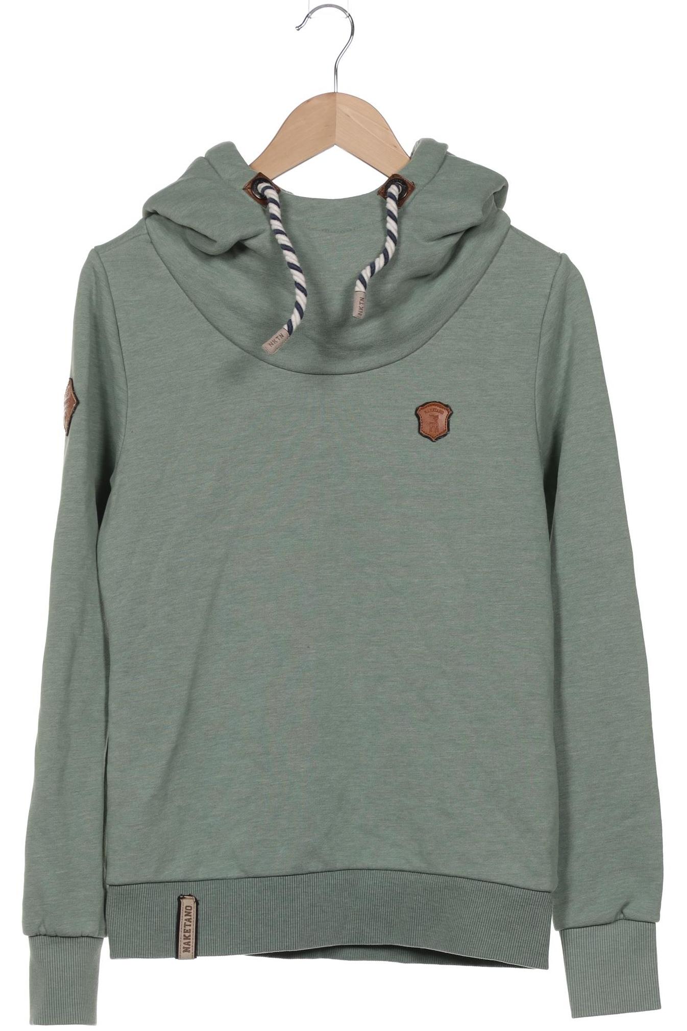 Naketano Damen Kapuzenpullover, grün, Gr. 38