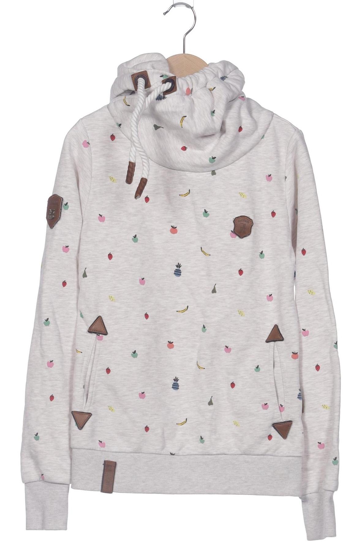 Naketano Damen Kapuzenpullover, cremeweiß, Gr. 36