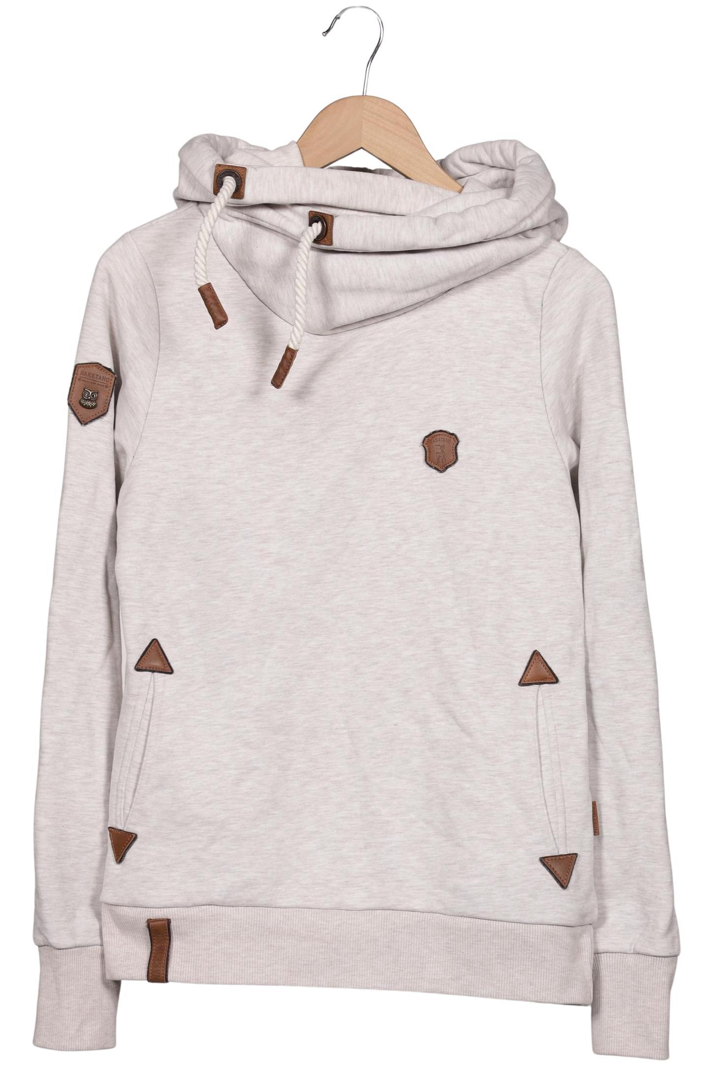 Naketano Damen Kapuzenpullover, beige, Gr. 42