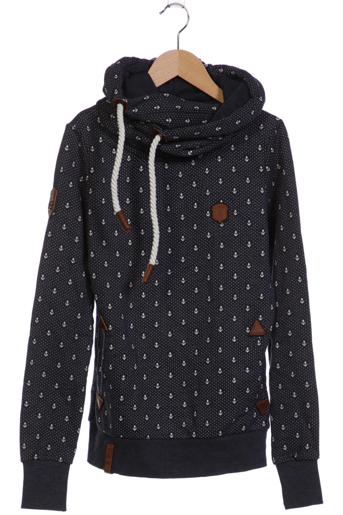 Naketano Damen Kapuzenpullover, marineblau, Gr. 38