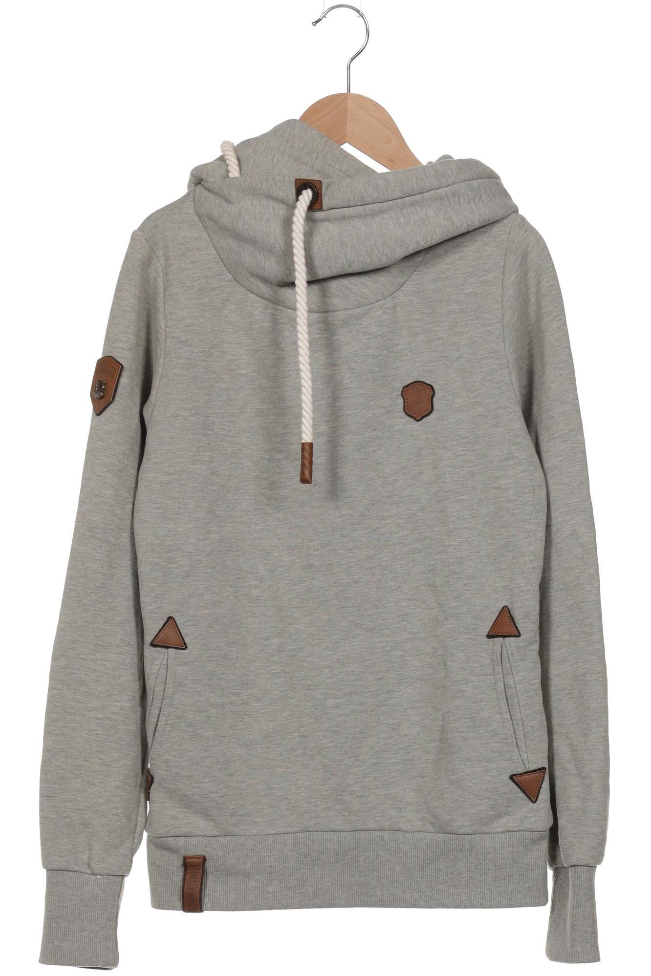 Naketano Damen Kapuzenpullover, grau, Gr. 38
