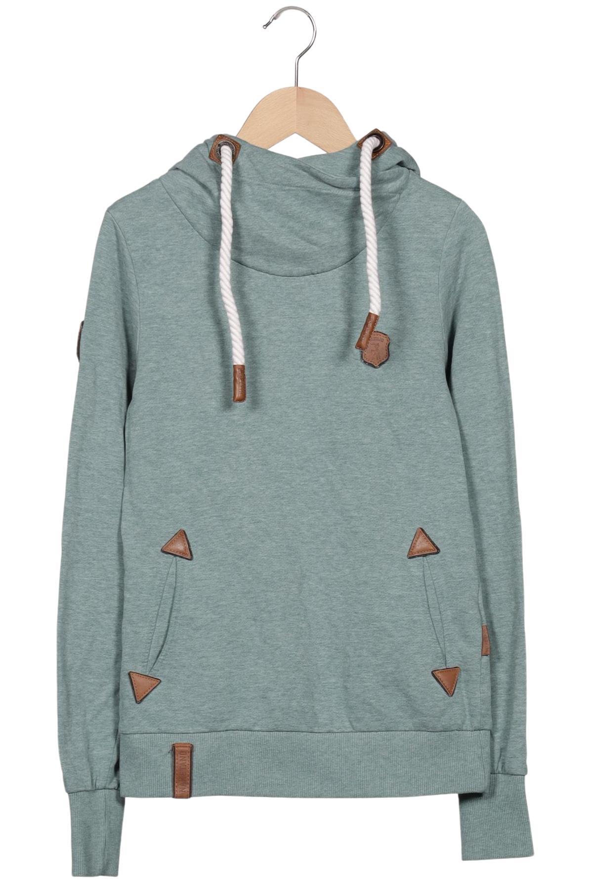 Naketano Damen Kapuzenpullover, hellgrün, Gr. 34