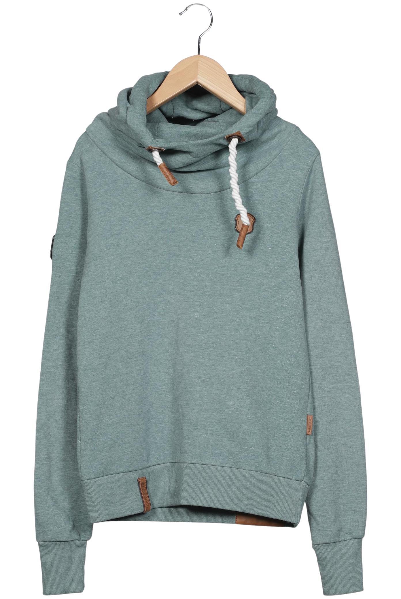 Naketano Damen Kapuzenpullover, türkis, Gr. 36