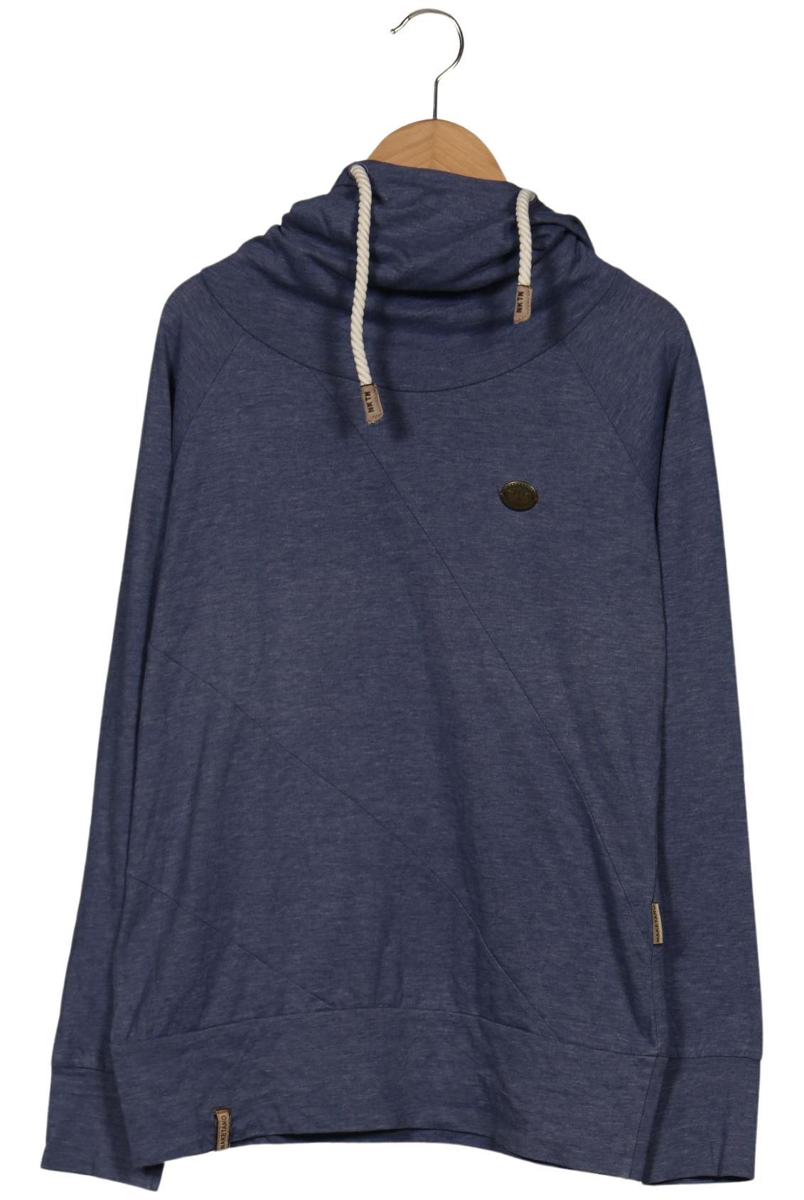 Naketano Damen Kapuzenpullover, blau, Gr. 38