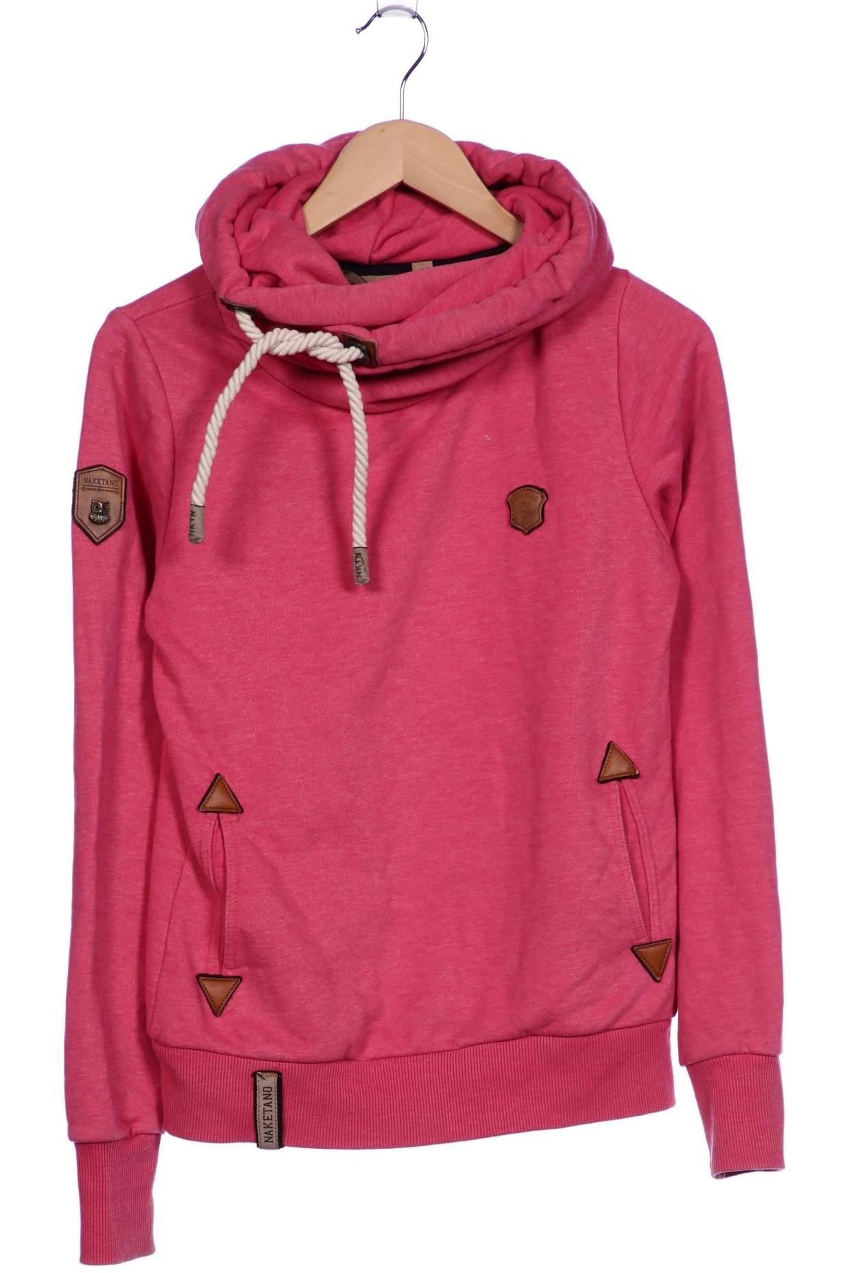 Naketano Damen Kapuzenpullover, pink, Gr. 36
