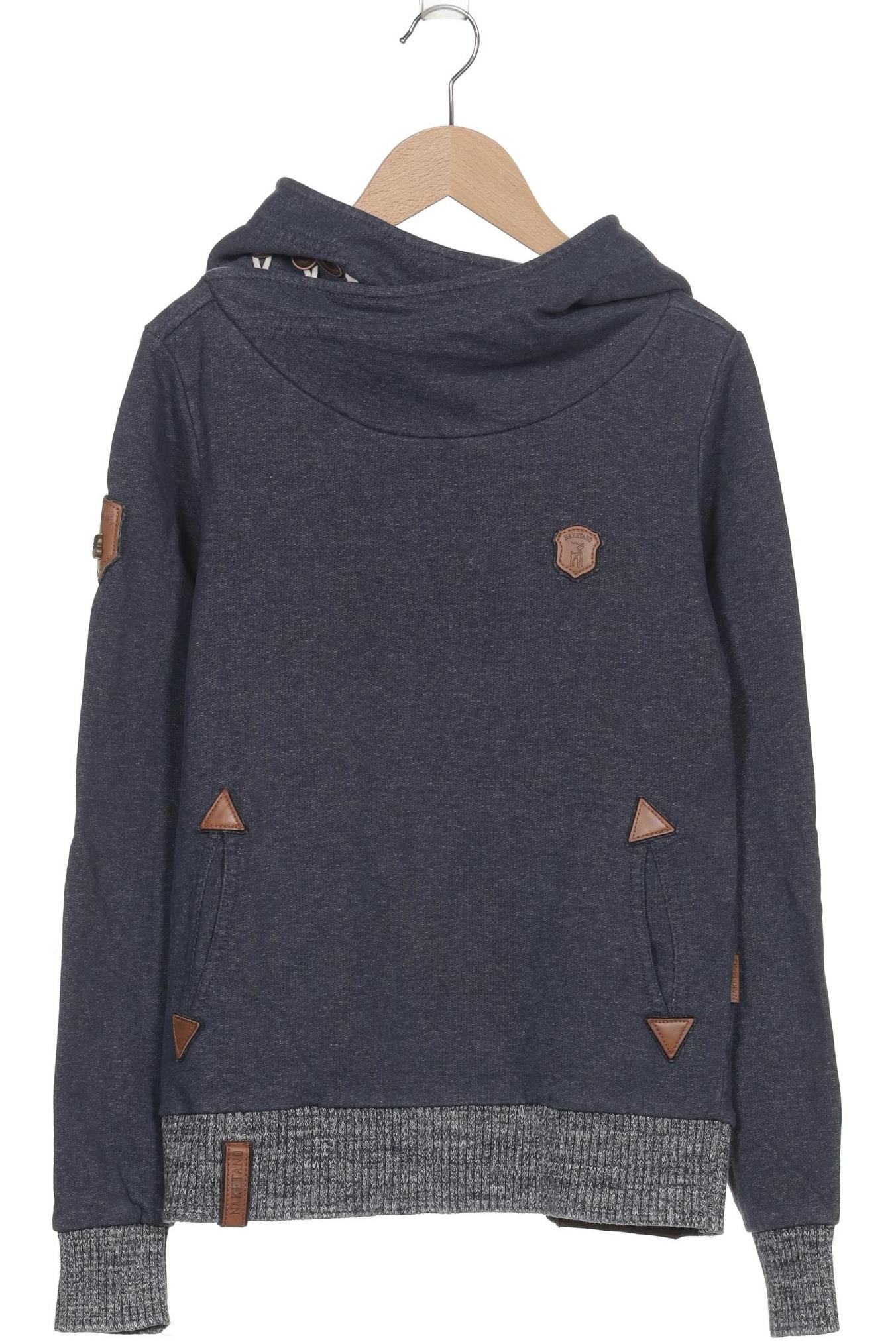 Naketano Damen Kapuzenpullover, marineblau, Gr. 36
