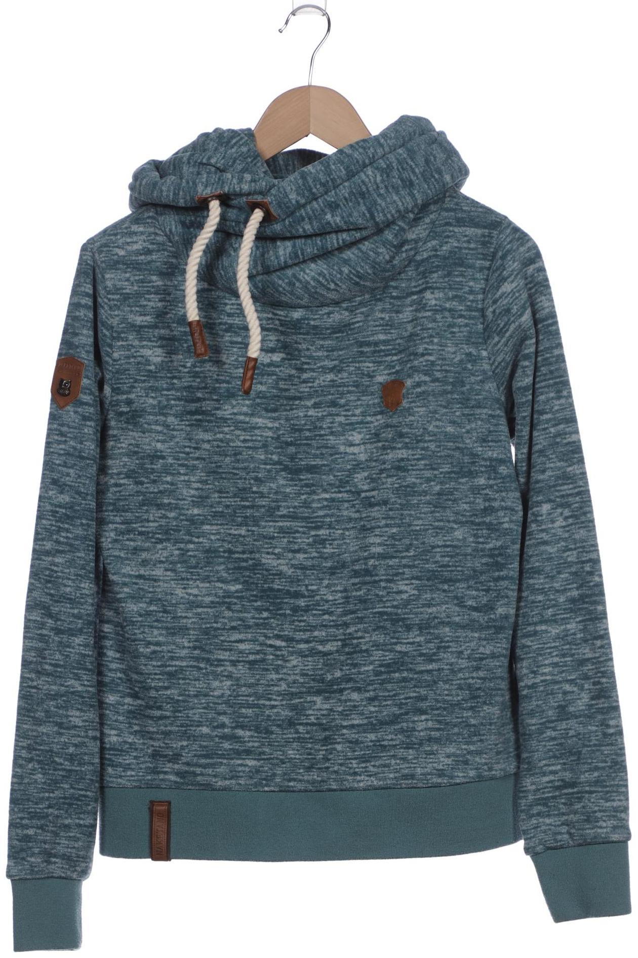 Naketano Damen Kapuzenpullover, blau, Gr. 42