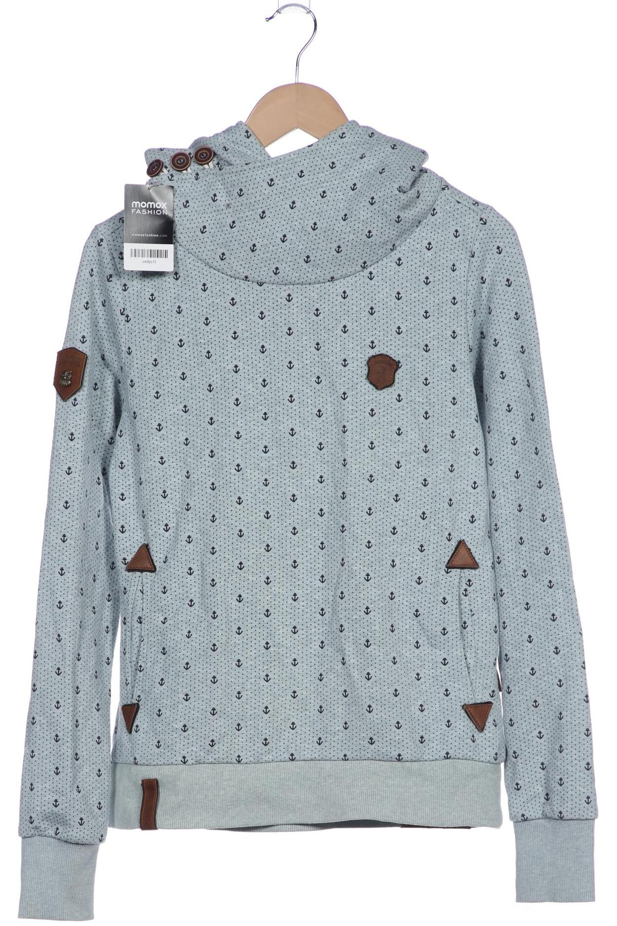 Naketano Damen Kapuzenpullover, türkis, Gr. 42