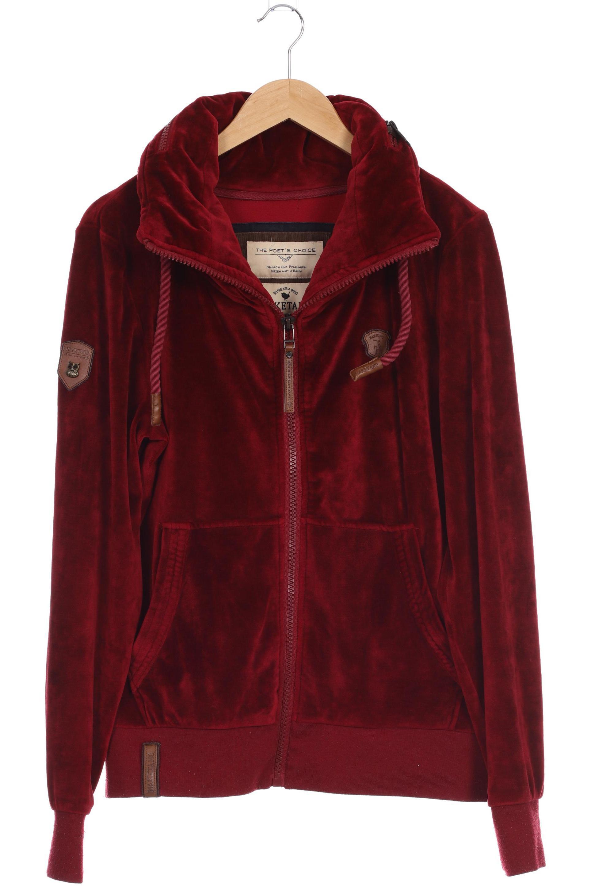 Naketano Damen Kapuzenpullover, rot, Gr.