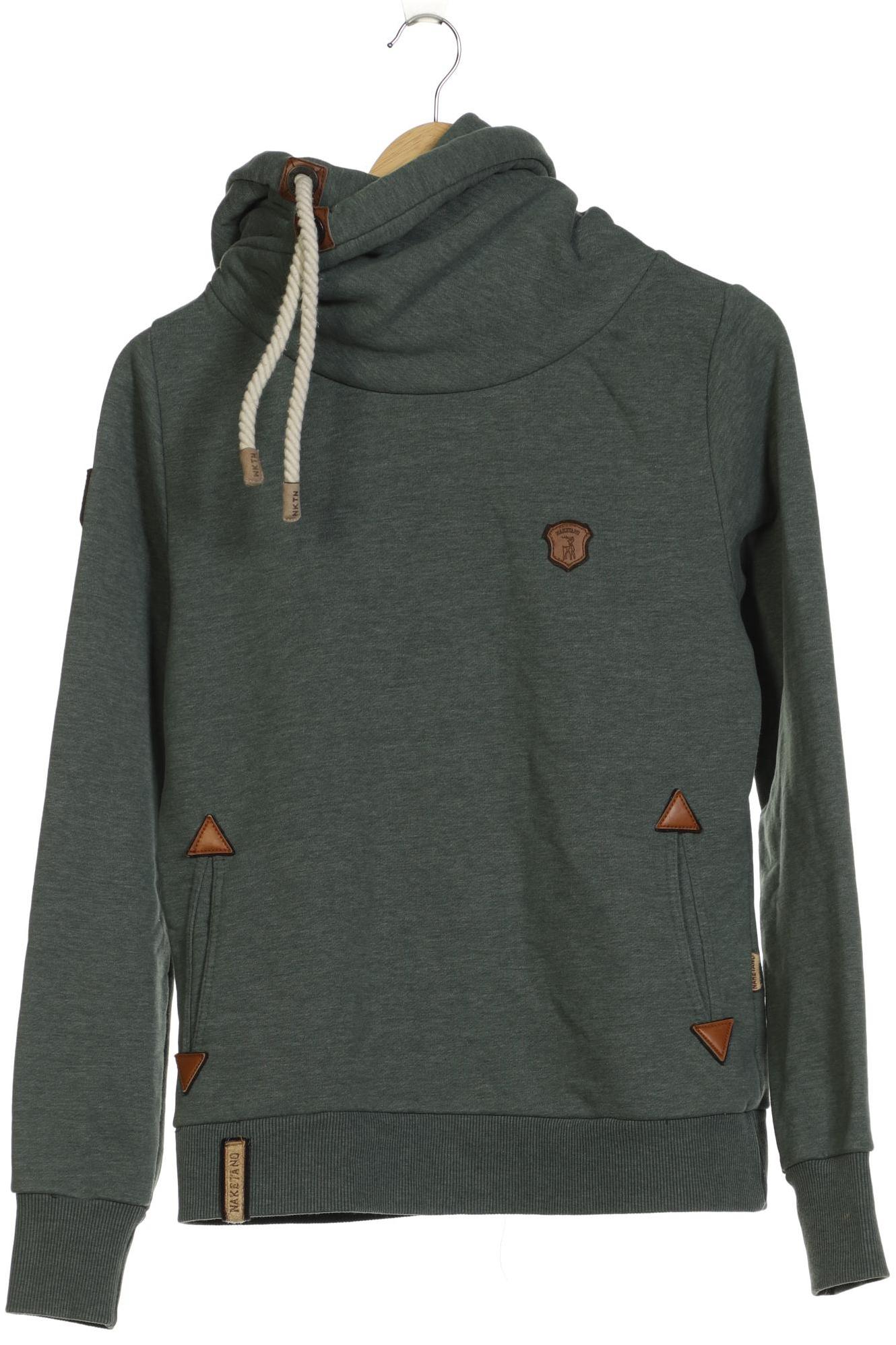 Naketano Damen Kapuzenpullover, türkis, Gr. 38