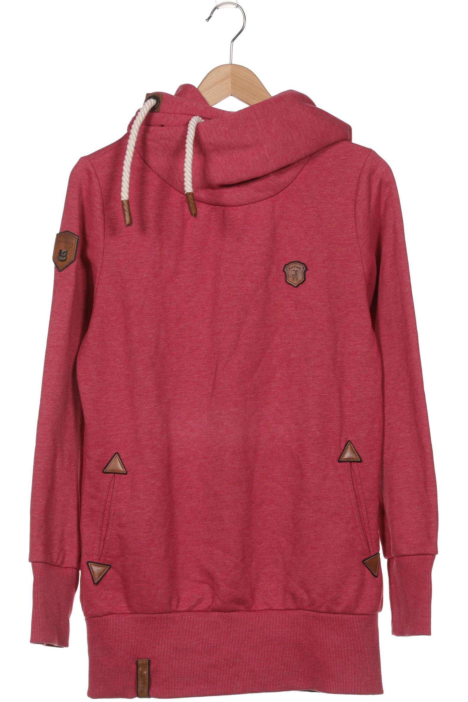 Naketano Damen Kapuzenpullover, rot, Gr. 44