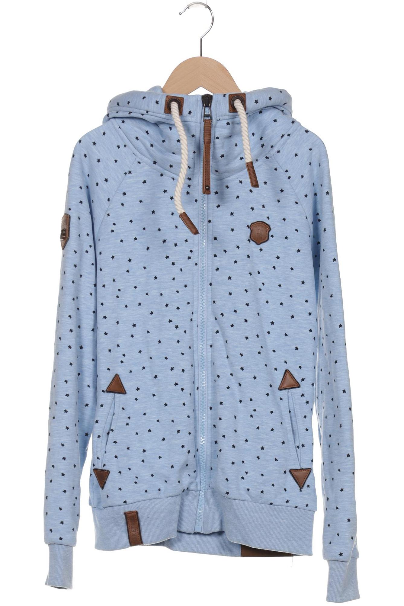 Naketano Damen Kapuzenpullover, hellblau, Gr. 38
