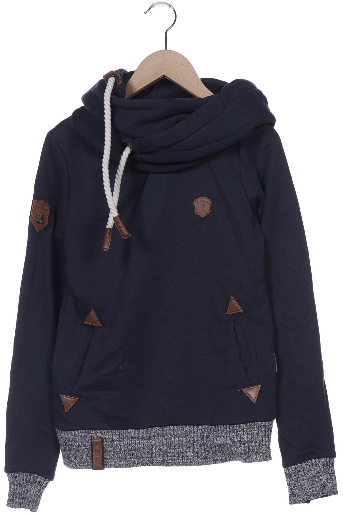 Naketano Damen Kapuzenpullover, marineblau, Gr. 34