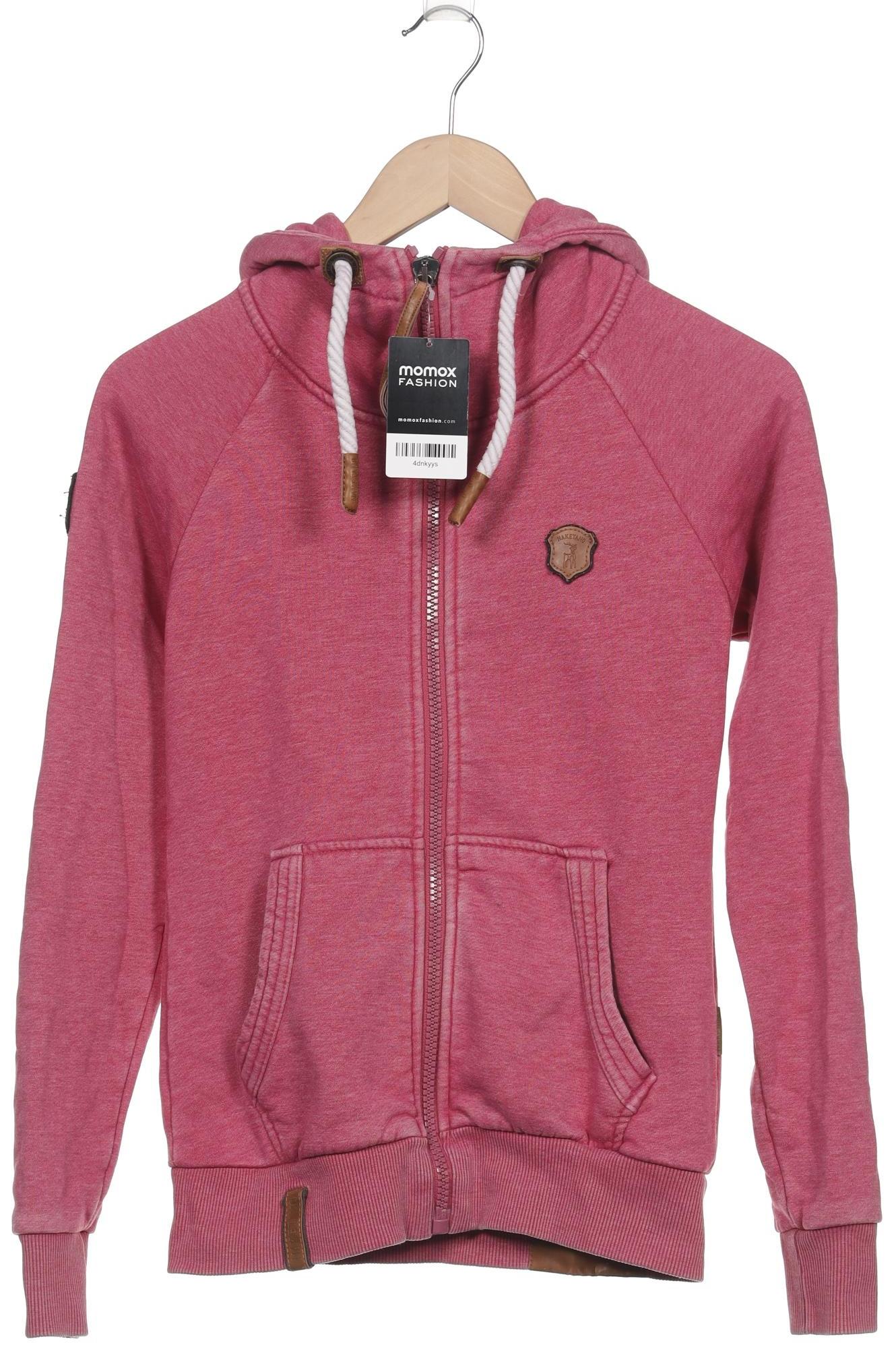 Naketano Damen Kapuzenpullover, pink, Gr. 34