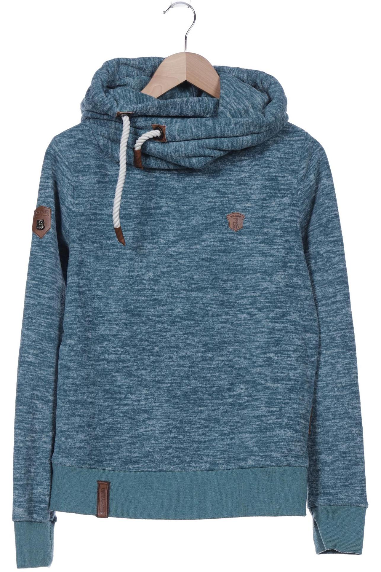 Naketano Damen Kapuzenpullover, türkis, Gr. 38