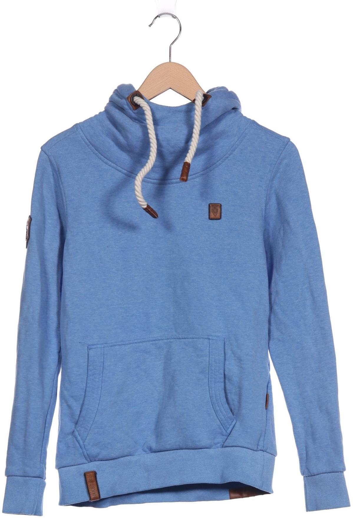 Naketano Damen Kapuzenpullover, blau, Gr. 36