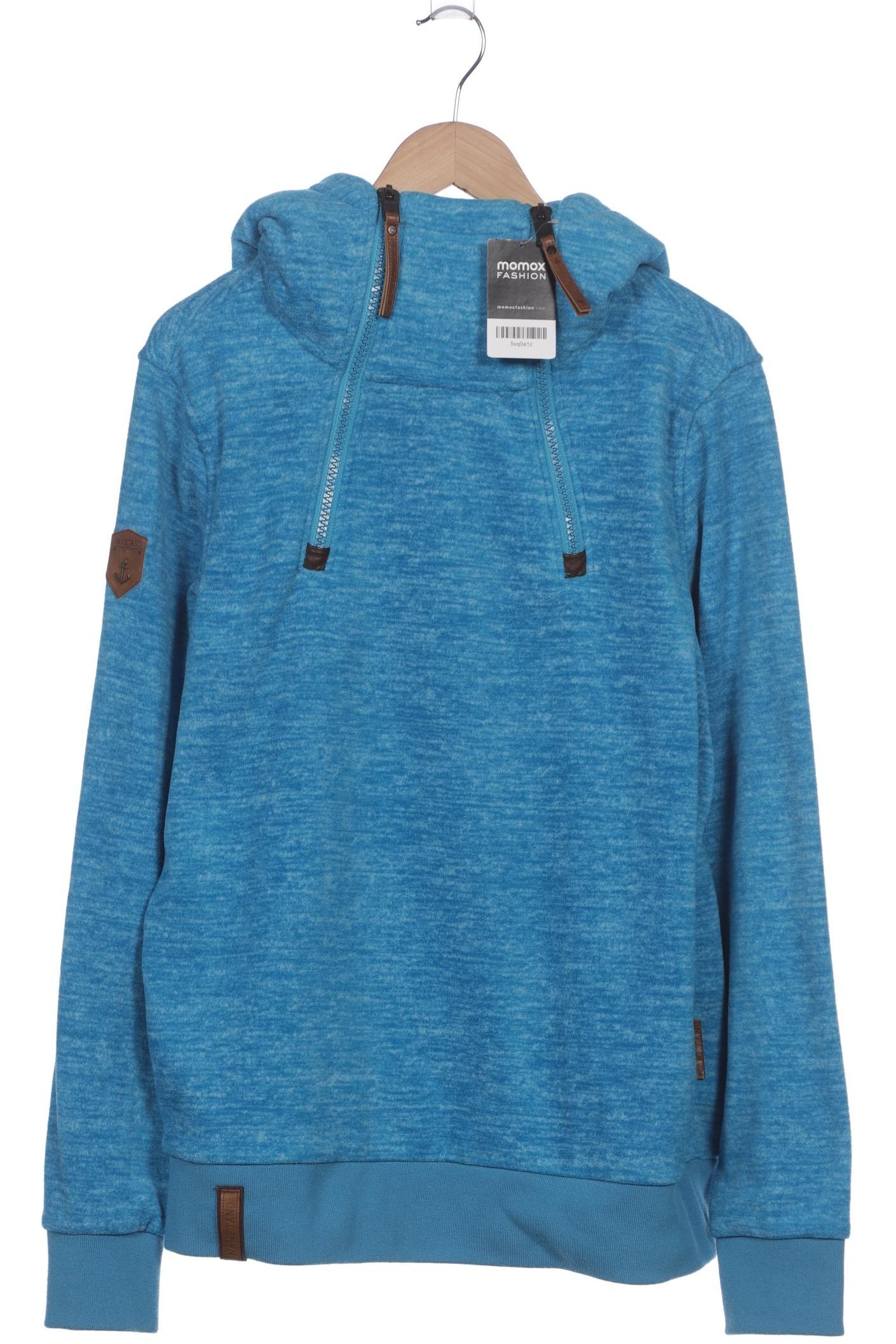 Naketano Damen Kapuzenpullover, blau, Gr. 44