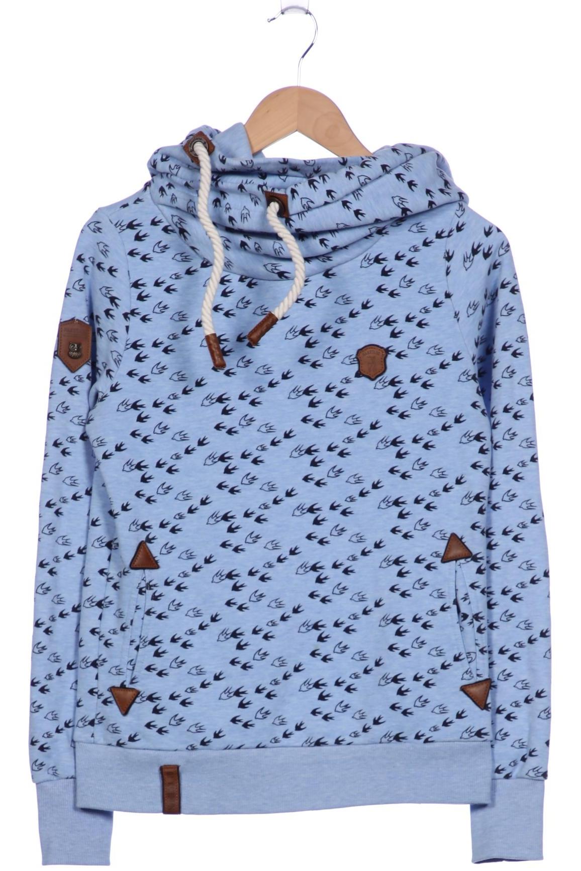 Naketano Damen Kapuzenpullover, hellblau, Gr. 38