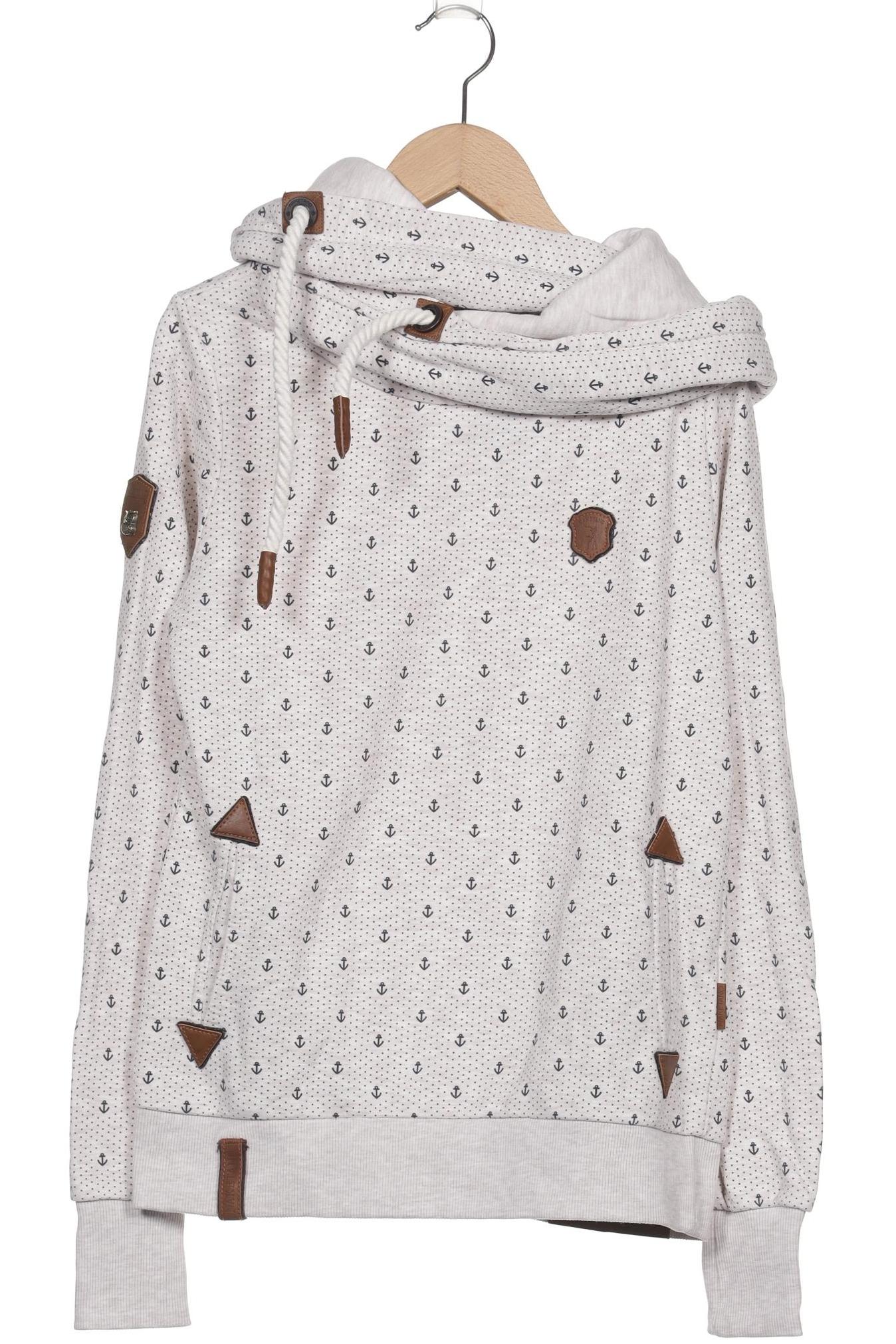 Naketano Damen Kapuzenpullover, cremeweiß, Gr. 38